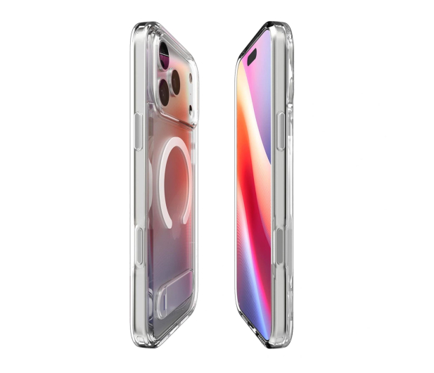 Spigen Ultra Hybrid ”S” Mag Magsafe do Iphone 17 Pro Clear/White - 1359892 - zdjęcie 5
